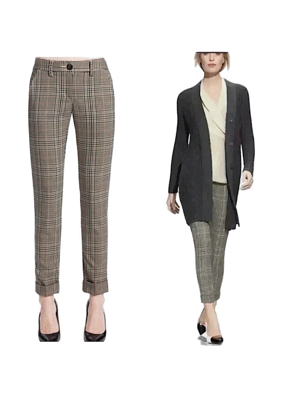 CABI ‘Down to Earth Plaid Hatter’ Trousers